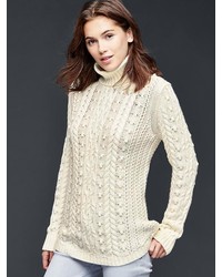 Gap Cable Knit Turtle Neck Sweater