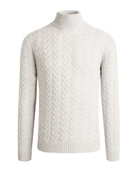 Bugatchi Cable Knit Turtleneck Sweater