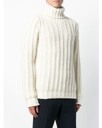 Tod's Chunky Knit Turtleneck Sweater