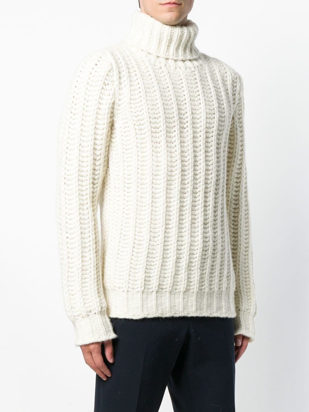 Tod's Chunky Knit Turtleneck Sweater, $599 | farfetch.com | Lookastic