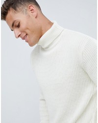 French Connection Chunky Roll Neck Jumper Plain