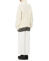 Off-White Co Virgil Abloh Wool Blend Turtleneck Sweater