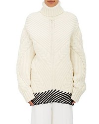 Off-White Co Virgil Abloh Wool Blend Turtleneck Sweater