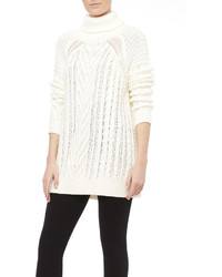 Essue Cable Knit Turtleneck Sweater