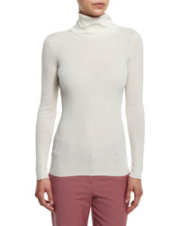 Theory Leendelly Refine Ribbed Knit Turtleneck Sweater
