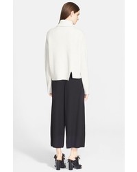 Proenza Schouler Ribbed Wool Cashmere Turtleneck Sweater