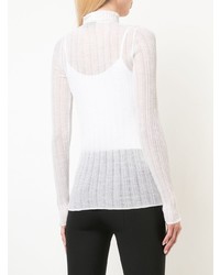 Theory Roll Neck Sheer Sweater