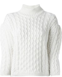 Simone Rocha Chunky Cable Knit Sweater