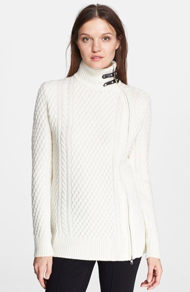 The Kooples Sport Cable Knit Turtleneck Sweater | Where to buy & how to ...