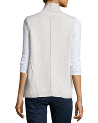 Neiman Marcus Cashmere Collection Cashmere Draped Vest