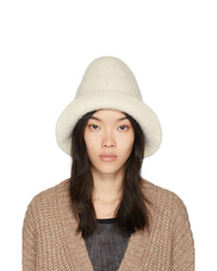 White Knit Wool Hat