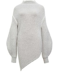 Stella McCartney Asymmetrical Speckle Knit Sweater