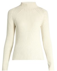 Brock Collection Karry Wool And Cashmere Blend Ribbed Knit Sweater