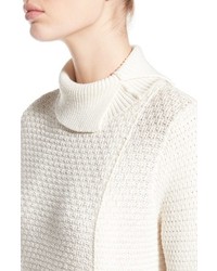 Proenza Schouler Fringed Wool Blend Turtleneck Sweater
