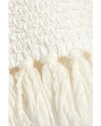 Proenza Schouler Tasseled Wool Blend Turtleneck Sweater