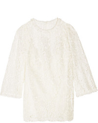 Dolce & Gabbana Corded Lace Top White