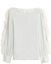 See by Chloe See By Chlo Silk Blouse With Lace