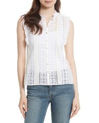 Rebecca Taylor Voile Lace Top