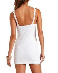 Charlotte Russe Bodycon Lace Bustier Dress