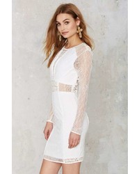 Factory Lace But Not Least Mini Dress White