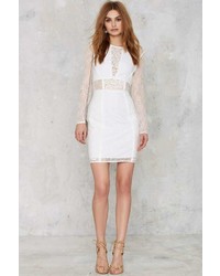 Factory Lace But Not Least Mini Dress White