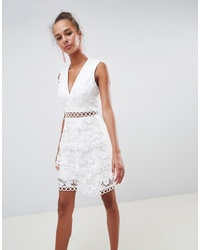 ASOS DESIGN Mini Dress In Embroidered Broderie