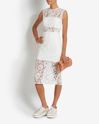 Alexis Pencil Fit Sleeveless Lace Dress