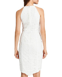 Cynthia Steffe Ryder Lace Halter Style Dress Lily White
