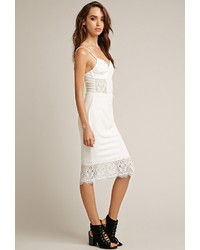 Forever 21 Tiger Mist One Love Lace Midi Dress