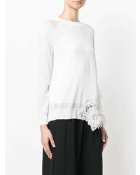 Semicouture Lace Detail Jumper
