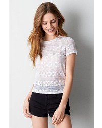American Eagle Outfitters Lace Baby T Shirt