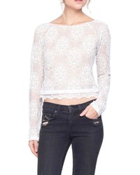 Gentle Fawn Lace Mesh Top