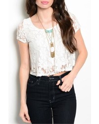 Adore Clothes More Lined Lace Top