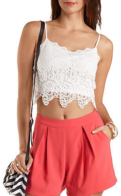 fitted lace camisole