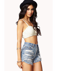 Forever 21 Cropped Lace Bustier