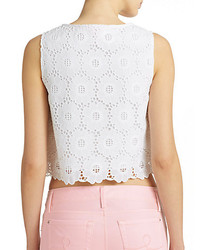 Lilly Pulitzer Lace Cropped Top