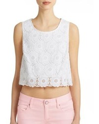 Lilly Pulitzer Lace Cropped Top
