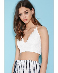 Forever 21 Tiger Mist Gracie Lace Top
