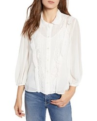 French Connection Amie Lace Shirt
