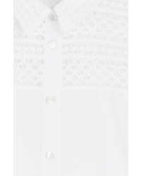 Burberry Cotton Shirt With Lace
