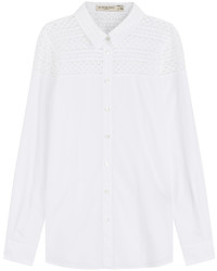 Burberry Cotton Shirt With Lace
