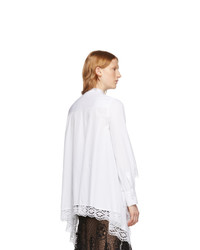 Alexander McQueen White Cotton Lace Shirt