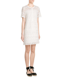 Burberry Cotton Dress With Lace