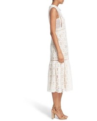 Rebecca Taylor Crochet Lace Sleeveless Dress