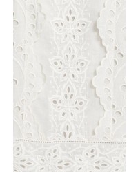 Saint Laurent English Lace Cotton Voile Dress