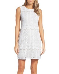 Adrianna Papell Lace A Line Dress
