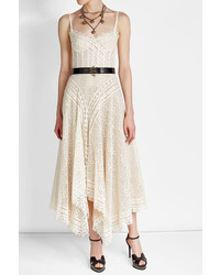 Alexander McQueen Lace Dress With Cotton