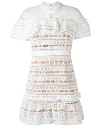 Self-Portrait Lace Mini Dress