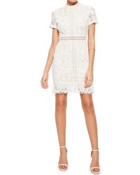 Missguided Ladder Stitch Lace Dress