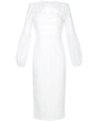 Rebecca Vallance Lou Lou Lace Gather Sleeve Dress